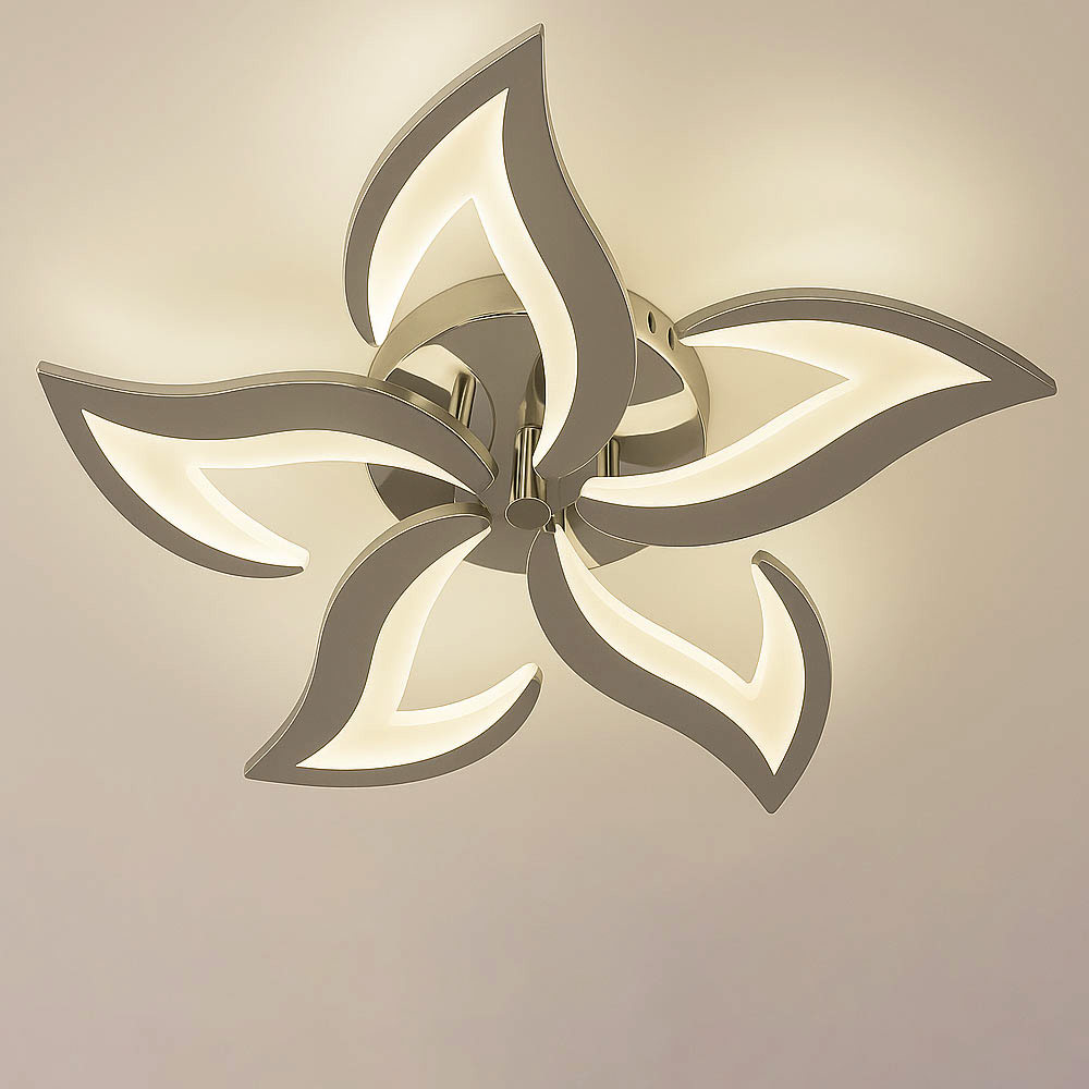 Зображення Люстра стельова світлодіодна LED Light House SY-20265/5 CR D605*H95 70W PULT DU хром ИМ Light-Deco 