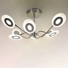 Люстра потолочная светодиодная Light House SRS-19970-8 хром 