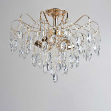 Люстра стельова класична кришталева Light House SRS-19975/6 FG золото