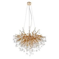 Люстра підвісна класична кришталева Light House SRS-19978/800 золото