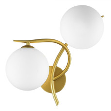 Світильник настінний Бра Light House SN-20269-2 GAB 300*330*250 E14 золото, плафон білий 