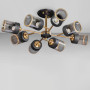 Изображение Люстра потолочная Light House SN-20271-8 FGD 680*680*220 черный + золото ИМ Light-Deco 