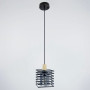 Изображение Люстра подвесная LNF-17528/1P BK+GR с черным корпусом и графитовым плафоном ИМ Light-Deco 
