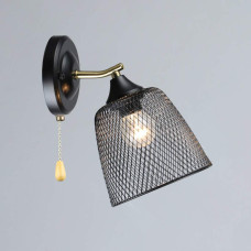 Светильник настенный Бра Light House SRS-20284/1W BK+COP черный + медь