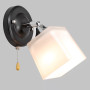 Зображення Світильник настінний Бра Light House SR-20291/1W BK+CR L195*W110*H185 E27 чорний + хром, плафон білий  ИМ Light-Deco 2 