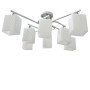 Зображення Люстра стельова Light House SR-20293/8 WT+CH D720*H265 E27 біла + хром ИМ Light-Deco 