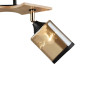 Изображение Люстра потолочная Light House SR-20294/2 BK+WOOD L470*W120*H280 E27 черная + дерево, плафон янтарный с каймой  ИМ Light-Deco 1 