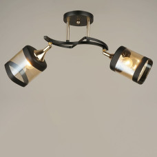 Люстра стельова Light House SRS-19990/2 чорний + золото