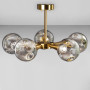 Зображення Люстра стельова молекула Light House DX-18606-5 BE 540*540*300 бронза ИМ Light-Deco 4 
