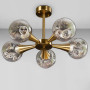 Зображення Люстра стельова молекула Light House DX-18606-5 BE 540*540*300 бронза ИМ Light-Deco 5 