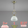 Зображення Люстра підвісна Light House SH-14963/1 AB 150*150*280 E27 бронза ИМ Light-Deco 