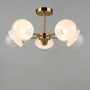 Зображення Люстра стельова Light House SR-19354/5 COP D605*H260 E27 колір мідний, плафон білий + прозорий ИМ Light-Deco 4 