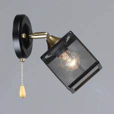 Світильник настінний Бра Light House SRS-20305/1W чорний + мідь