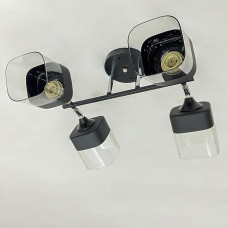 Люстра потолочная Light House SRS-20311/4 Черный/Хром