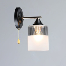 Светильник настенный Бра Light House SRS-20327/1W BK+FG черный + золото