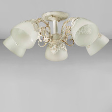 Люстра стельова Light House SH-18212/5D WG 600*600*220 E27 білий + золото