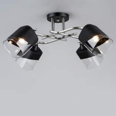 Люстра потолочная Light House SR-20337/4 AB+BK D640*H240 E27 черная + бронза