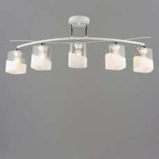 Люстра стельова Light House SRS-20365/5 WT+CH біла + хром
