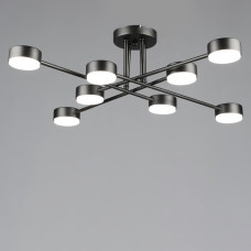 Люстра стельова Light House SRS-20371/8 BK під лампи GX53 чорна