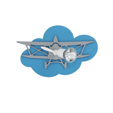 Бра дитяча Nowodvorski 6902 Plane GU10 1x35W IP20 Blue колір блакитний