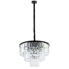 Люстра кришталева Nowodvorski 7616 Cristal E14 9x40W IP20 Bl колір чорний