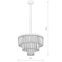 Зображення Люстра кришталева Nowodvorski 7616 Cristal E14 9x40W IP20 Bl колір чорний ИМ Light-Deco 3 