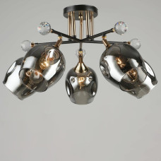 Люстра cтельова Light House SRS-19217/5 кавовий + золото