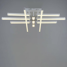 Люстра потолочная светодиодная LED Light House SRS-20015/8+3 WT+GD 24W+16W+24W белый + золото 