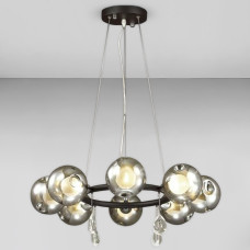 Люстра підвісна молекула Light House SRS-20026-8 чорна