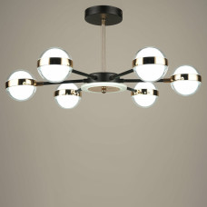 Люстра стельова світлодіодна LED Light House SRS-20047/6 BK+FGD чорний + золото