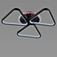 Люстра світлодіодна стельова з RGB підсвічуванням LED Light House SRS-20050/3 чорна