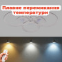 Зображення Люстра стельова світлодіодна LED Light House SL-18184/2+2+2 CR+RGB 192W DIMMER 3000-6000 H130*L780*W570, колір хром ИМ Light-Deco 3 