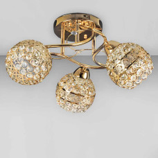 Люстра стельова Light House SH-20385/3 FG D430*H230 E27 золото