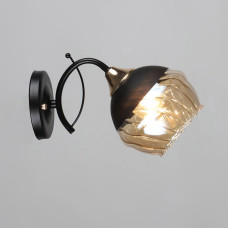Світильник настінний Бра Light House SRS-19588/1W BK+FGD чорний золото