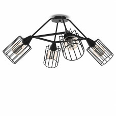 Люстра потолочная в стиле лофт Light House SRS-20391-4 BK черная