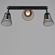 Люстра потолочная в стиле лофт Light House SRS-20421/3 BK черная