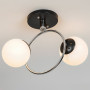 Зображення Люстра стельова Light House SH-20426/2 BK+CR 330*260*300 E27 чорна + хром, плафони білі ИМ Light-Deco 1 