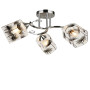 Зображення Люстра стельова Light House SR-20434/3 CH D560*H240 хром, плафон прозорий з малюнком ИМ Light-Deco 