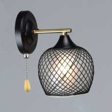 Світильник настінний Бра Light House SRS-20413/1W COP+BK Чорний + Мідь