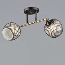 Люстра стельова Light House SRS-20413/2 COP+BK Чорний + Мідь
