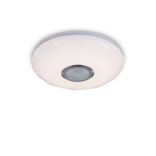 Світильник стельовий світлодіодний, музичний смарт LED Light House SRS-20437-300 WH 32W+2W RGB білий