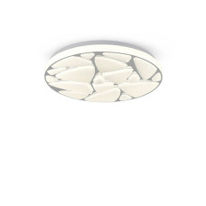 Світильник стельовий світлодіодний, музичний смарт LED Light House SRS-20444-400 WH 48W+5W RGB білий