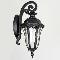 Світильник настінний вуличний Бра Light House KX-20456/1W DN BK H470*W200 E27 чорний + прозорий