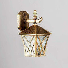 Світильник настінний вуличний Бра Light House KX-20457/1W DN BK 180*240*350 чорний + прозорий