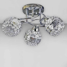 Люстра стельова Light House SH-20385/3 CR D430*H230 E27 хром