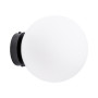 Зображення Світильник настінно-стельовий Бра Atmolight Opal C180 Black чорний, плафон білий ИМ Light-Deco 