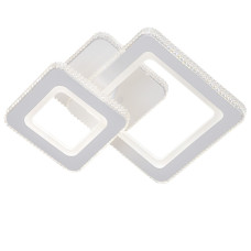 Люстра стельова світлодіодна Light House SY-20477/1+1C WH 440*325*145 100W PULT DU біла