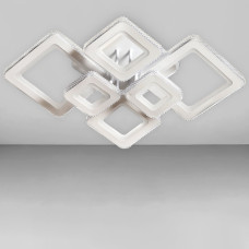 Люстра стельова світлодіодна Light House SY-20477/2+2+2C WH 730*510*185 244W PULT DU біла