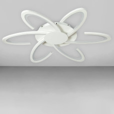 Люстра стельова світлодіодна Light House SY-20482/6A1 WH D608*H70 120W PULT DU біла