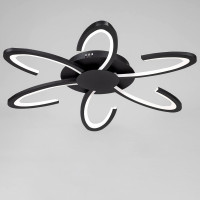 Люстра стельова світлодіодна Light House SY-20482/6A1 MB D608*H70 120W PULT DU чорна